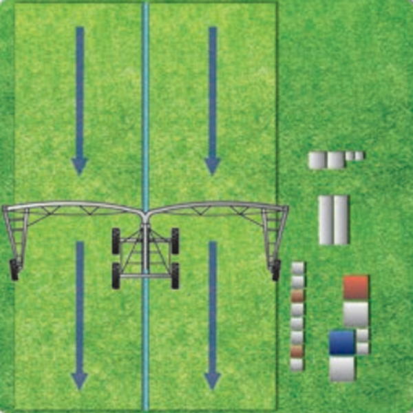 Translation pointer sprinkler machine2